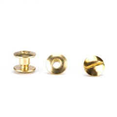 Buchschrauben vermessingt F&uuml;llh&ouml;he 3 mm