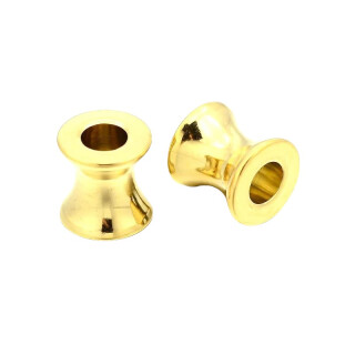 Edelstahl Bead "Funnel" gold glänzend