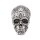 Grosser Metall-Skull mit horizontaler Bohrung
