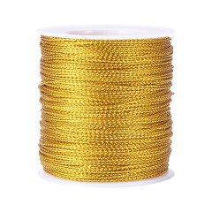 Metallic Cord ca. 2.0 mm gold-gl&auml;nzend 40 m