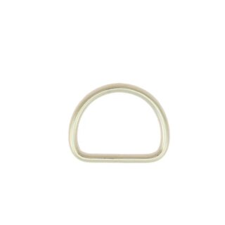 Stahl Halbrundring, D-Ring vernickelt