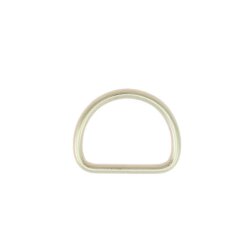 Stahl Halbrundring, D-Ring vernickelt