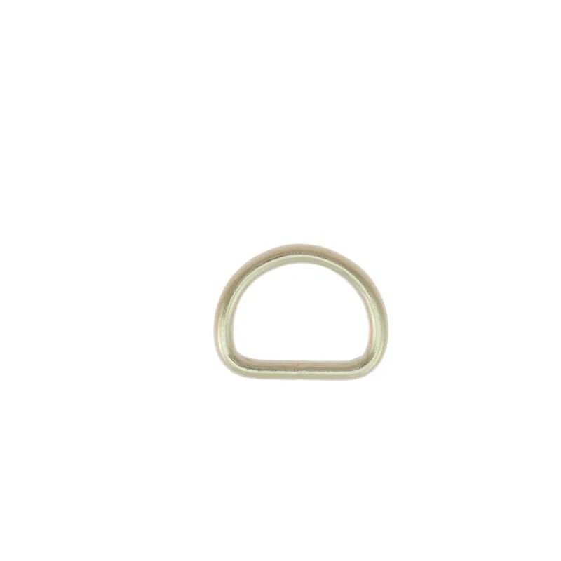 Stahl Halbrundring, D-Ring vernickelt 16 mm