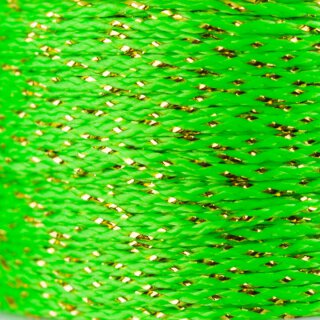 MicroCord 1.18mm neon green / gold metal x
