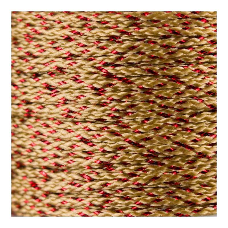 MicroCord 1.18mm gold / red metal x