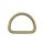 Stahl Halbrundring, D-Ring Antikes Messing