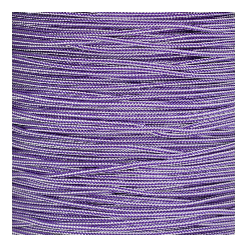 Paracord Typ 1 acid purple / silver grey stripe