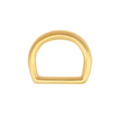 Messing Halbrundring, D-Ring gebogen