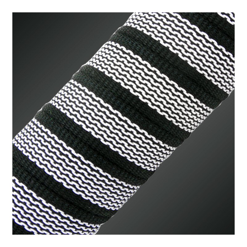 Softgrip Anti-Rutsch Gurtband schwarz-weiss