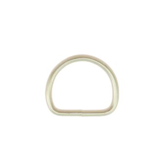 IstaTools® D-Ringe in Stahl vernickelt Halbrund Ring Halbrunde D-Ring