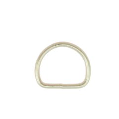 Stahl Halbrundring, D-Ring vernickelt 28 mm
