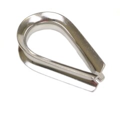 Seilkausche aus Edelstahl 6 mm