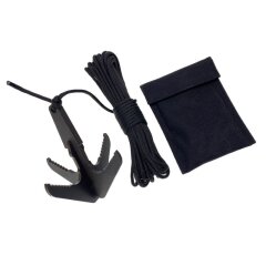 Grappling Hook faltbar - Edelstahl Enterhaken mit Paracord