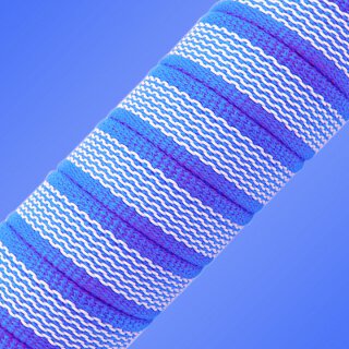 Softgrip Anti-Rutsch Gurtband royalblau-weiss 20mm