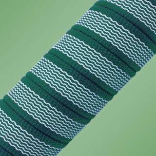 Softgrip Anti-Rutsch Gurtband flaschengrün-weiss 20mm