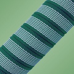 Softgrip Anti-Rutsch Gurtband flaschengrün-weiss 20 mm