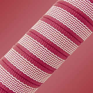 Softgrip Anti-Rutsch Gurtband fuchsia-weiss 20mm