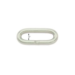 Ovaler Ring aus Edelstahl 30mm