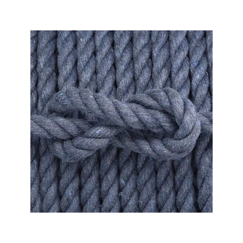 Baumwoll Seil gedreht 10mm indigo