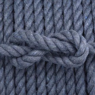 Baumwoll Seil gedreht 10mm indigo