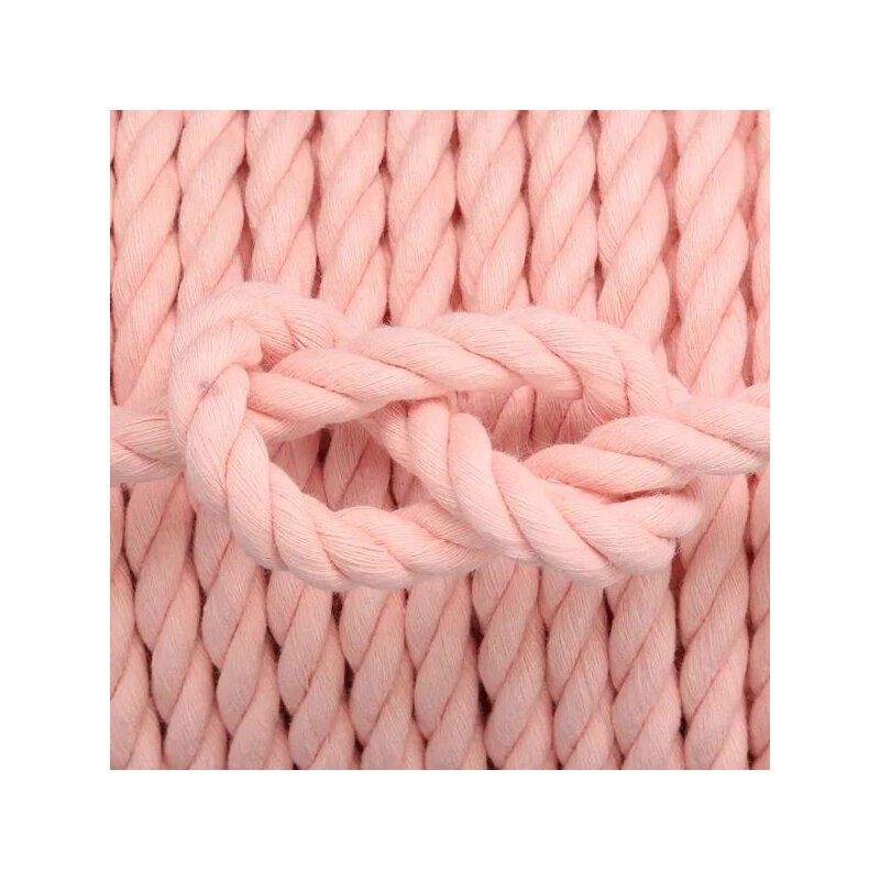 Baumwoll Seil gedreht 10mm blush