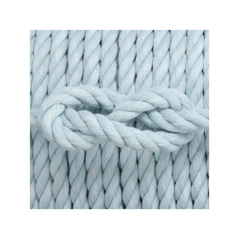 Baumwoll Seil gedreht 10mm sky blue