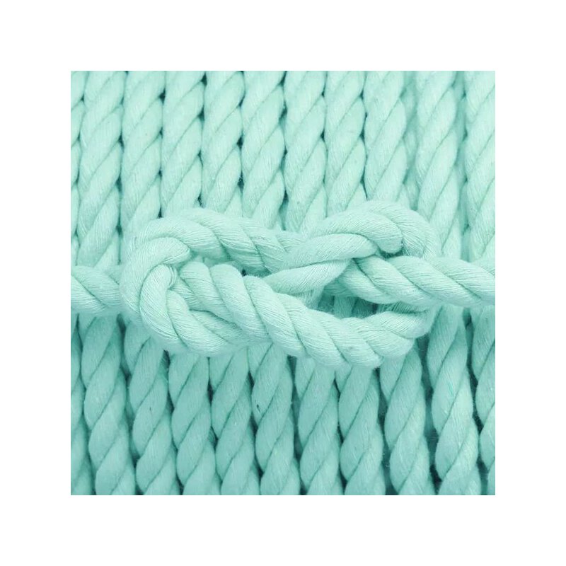 Baumwoll Seil gedreht 10mm mint