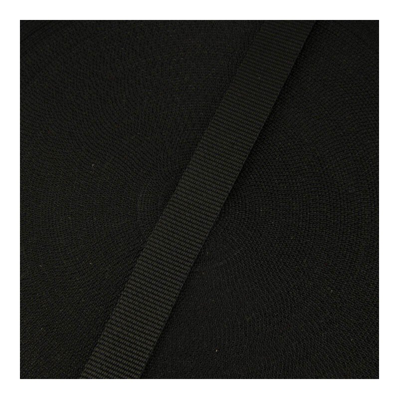 Gurtband Lite schwarz 20 mm