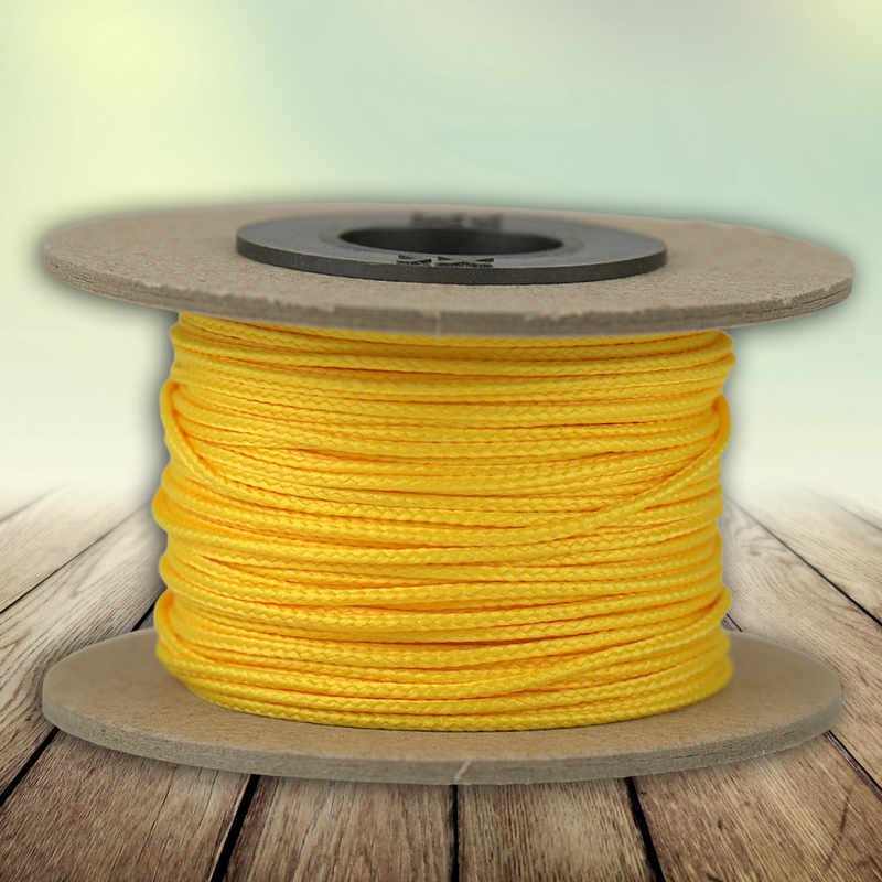 PES MicroCord 1.2mm rubberduck yellow - bright yellow