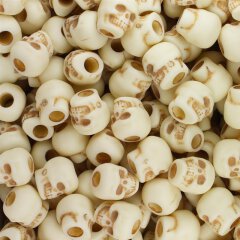 10er Set - Zombie Skull ivory-brown
