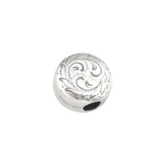 Western Metall Bead - runde Form