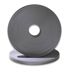 BioThane&reg; - Tau-/Seil Modul 13 mm, Deluxe Stahl silbern grey