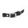 BioThane® - Tau-/Seil Modul 16 mm, Deluxe Stahl silbern black