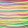 Polyesterseil 6 mm Regenbogen Neon