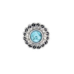 Turquoise Feather Conchos