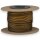 MicroCord 1.2mm black / apricot stripe