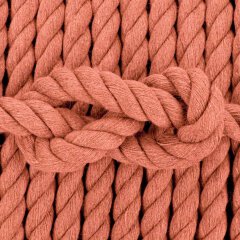 Baumwoll Seil gedreht 10mm dark pink