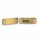 Schild zur individuellen Gestaltung (42 x 14 mm) Edelstahl imperial golden