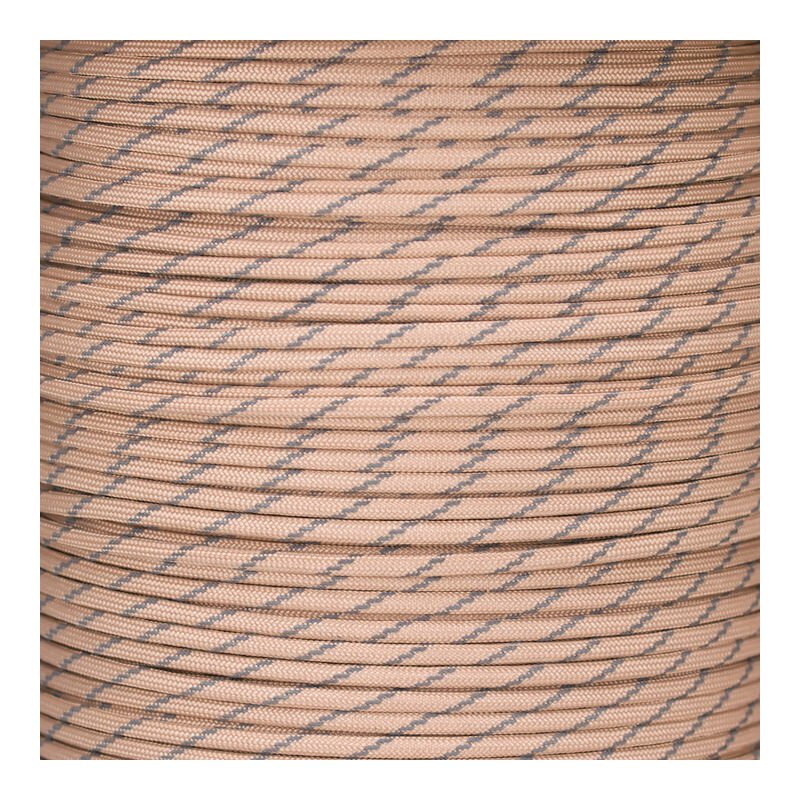Paracord Typ 3 reflektierend tan380/mocca