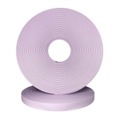 BioThane&reg; Modul 25 mm, Model: kurz, Stahl black / pastel purple