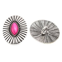 Concho Oval m. Ring, pink