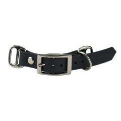 BioThane&reg; Modul 19 mm, mit Schieber, Model: lang, Premium Chrom navy blue