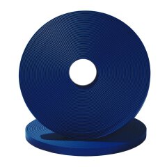 BioThane® Modul 19 mm, mit Schieber, Model: lang, Premium Chrom navy blue