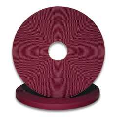 BioThane&reg; Modul 19 mm, mit Schieber, Model: lang, Premium Chrom wine