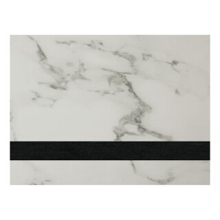 LLS116 - 12" x 24" White Marble Laserable Leatherette 1.2 mm