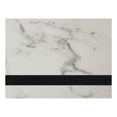 LLS116 - 12" x 24" White Marble Laserable...