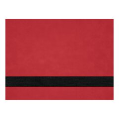 LLS117 - 12" x 24" Red Laserable Leatherette...