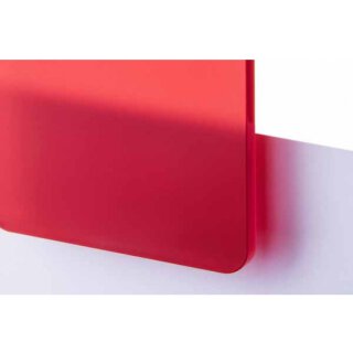 TroGlass Satins Rot lichtdurchlässig 3mm