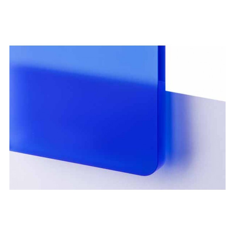 TroGlass Satins Blau lichtdurchläss.3mm