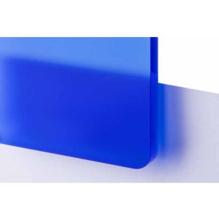 TroGlass Satins Blau lichtdurchläss.3mm
